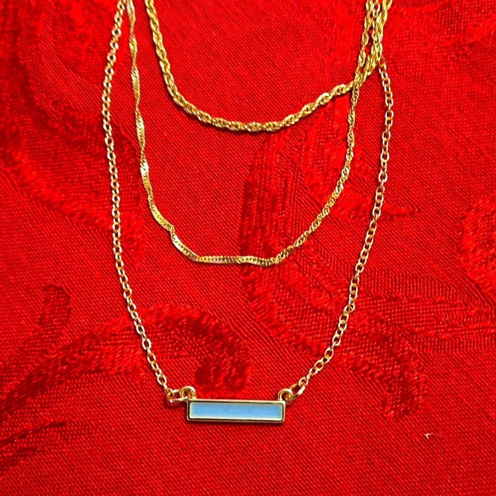 NWT Bijoux Bar Gold Tone 20 Inch Cable Multi-Strand Necklaces